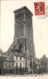 CPA Tours La tour Charlemagne effondree le 26 mars 1928