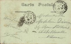 CPA Vouvray edges of Cisse and the bridge