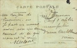 CPA Vincennes strong the Exit on the district artillery