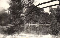 CPA Wood of Vincennes Lake of the Tiny ones