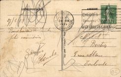 CPA St Germain en Laye Le chateau vu du parterre