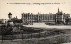 CPA St Germain en Laye Le chateau pris du rond point de la terrasse