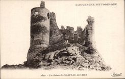 CPA ruins of the castle Rock