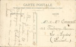 CPA Burgundy Gate of church of Vermenton in 1739