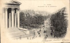 CPA Paris Boulevard of the Madeleine
