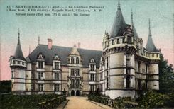 CPA Azay le Rideau Le chateau national 