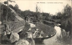 CPA Rennes the new garden of Thabor