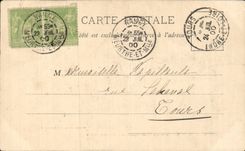 CPA Nancy Statue et place Stanislas Hotel de ville