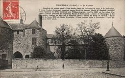 CPA Dourdan el castillo