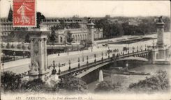 CPA Paris the bridge Alexandre III