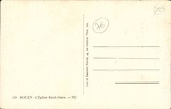 CPA Rouen church Saint Ouen