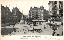 CPA Lyon Places Republic