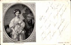 CPA Greuze Fantasy the jug cassee