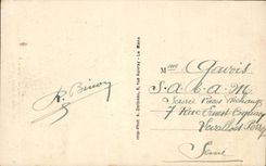 Hogar de CPA Aubigne de la casa nativa de Champmarin Racan del poeta de Racan