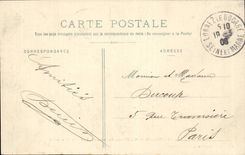 CPA Lorrez Scrap-metal Castle of the Count de Segur Seen together