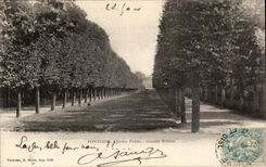 CPA Pontoise Public garden Large which occurred