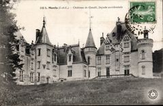 CPA Mounts Castle of Cande Western frontage