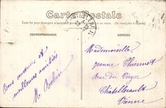 CPA Mounts Castle of Cande Western frontage