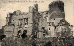 CPA Ruins of the castle of Murols
