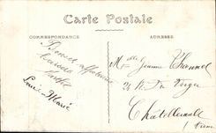 CPA Monflieres Tree of the virgin