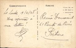 CPA Castle of Lude Gate Entering of the park