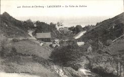 CPA Environs de Cherbourg Landemer La vallee du Hubilan 