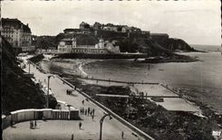 CPSM Granville La plage le casino