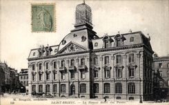 CPA St Brieuc the new post office building