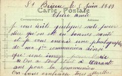 CPA St Brieuc the new post office building