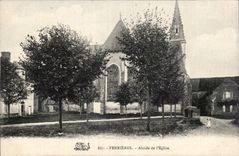 CPA Ferrieres Abside de l eglise