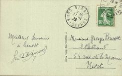 CPA Croisic Details of rocks to the Great Dimension