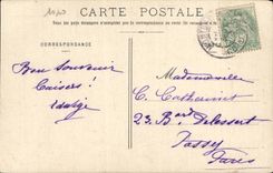 CPA Montbard the tower of Buffon