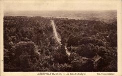 CPA Mereville the wood of Boulogne