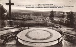 CPA Chinon Castle the martyrdom the table orientation offered by Touring club