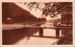 CPA Quimper the Frugy mount alleys of Locmaria