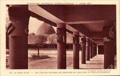 CPA internacional Paris colonial justa Belgian Congo 1931