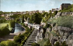 CPA Poitiers Clain and rocks of Porteau