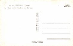 CPA Poitiers Clain and rocks of Porteau