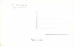 CPA Poitiers Church Saint Hilaire