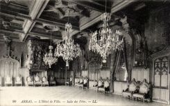CPA Arras Hotel de ville Salles des fetes