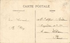 CPA Clamecy Church St Martin the frontage