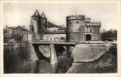 Puerta de CPA Metz de los alemanes y del cubo