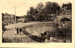 CPA Metz la cueva de la explanada