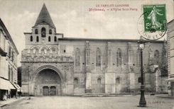 CPA Moissac church Saint Pierre