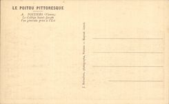 CPA Poitiers the college Saint Joseph View taken of Is