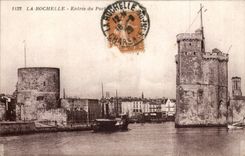 Entrada de CPA La Rochelle del puerto