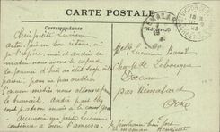 CPA St Victor de Buthon Entrance del pais y del martirio