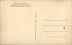 CPA Surroundings of Saintes Castle of Rochecourbon Saint Porchaire