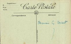 La Baule - la playa hacia Pouliguen CPA