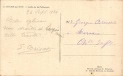 La roca en Yon - jardin de la prefectura CPA